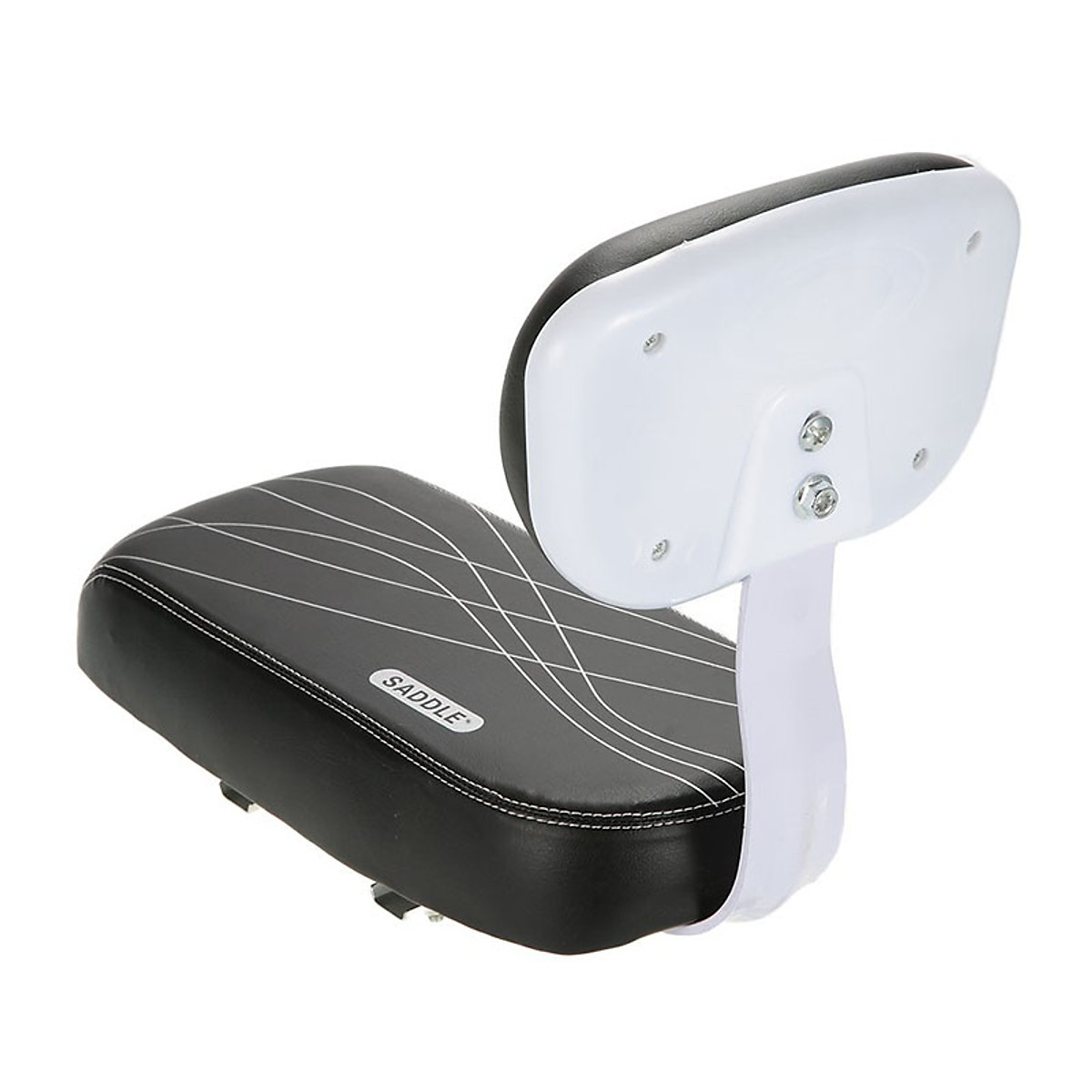 Ghế Yên Sau Xe Đạp Rời Cho Trẻ Gắn Baga sau Xe Đạp SADDLE SD-01 Có Tựa Lưng, khung sắt, đệm da PU - Mai Lee