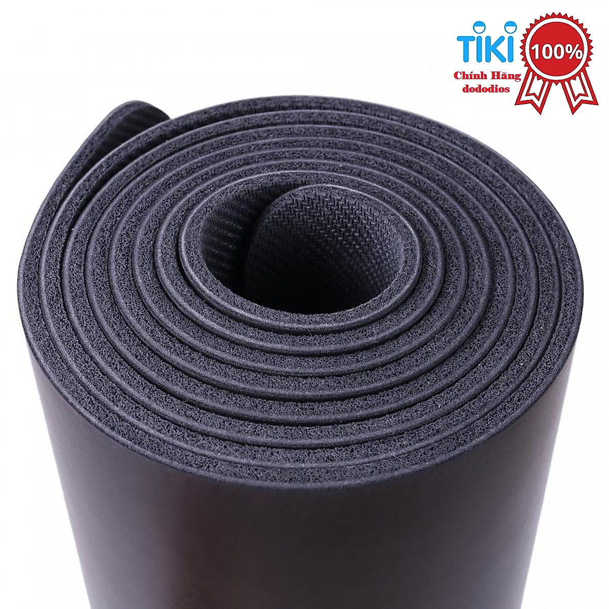 Thảm Tập Yoga Định Tuyến Da PU Cao Cấp Chính Hãng dododios + Túi Đựng Thảm Tập Yoga + Dây Buộc Thảm Yoga Định Tuyến