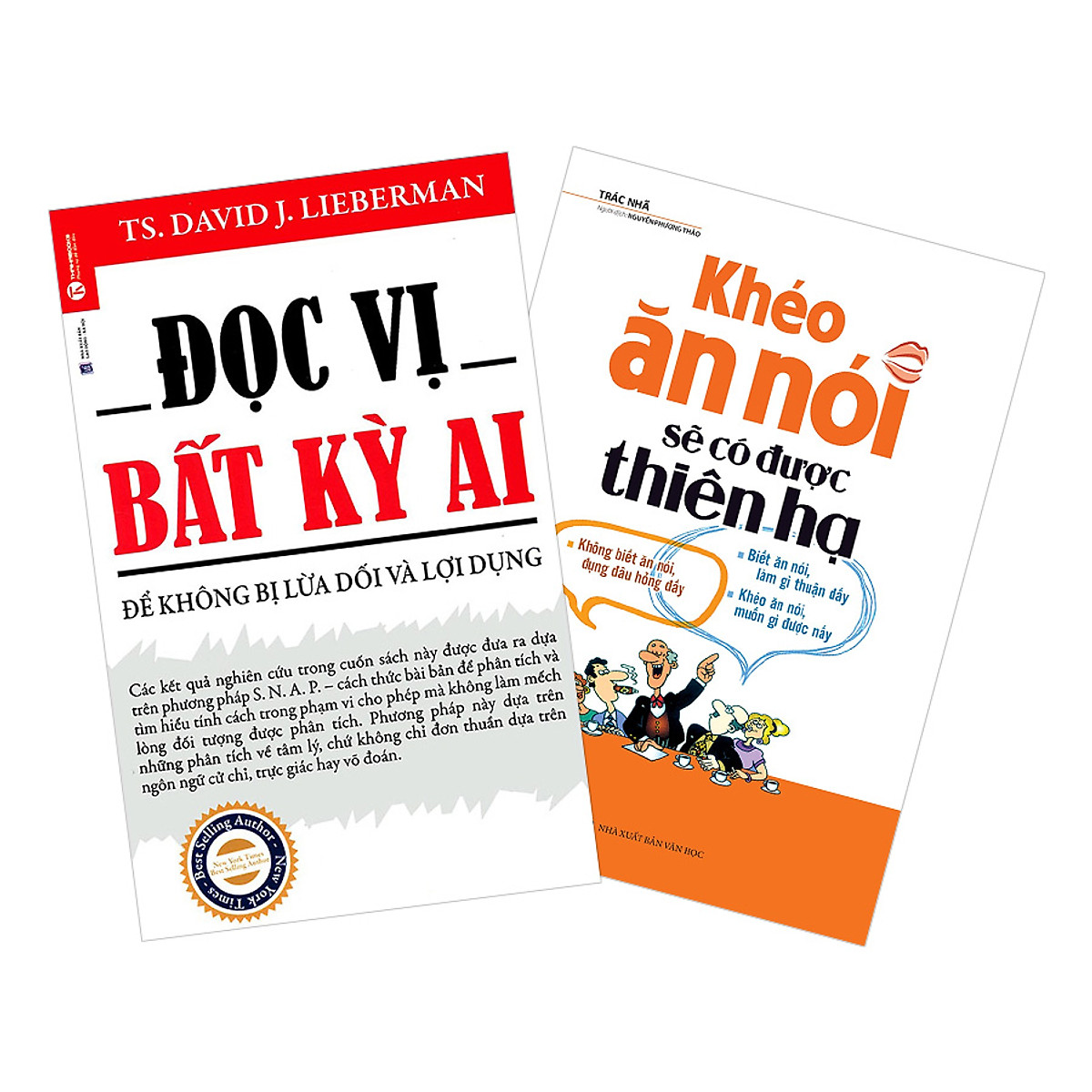 Combo Đọc Vị Bất Kỳ Ai + Khéo Ăn Nói Sẽ Có Được Thiên Hạ (Bìa Cứng) (2 cuốn)