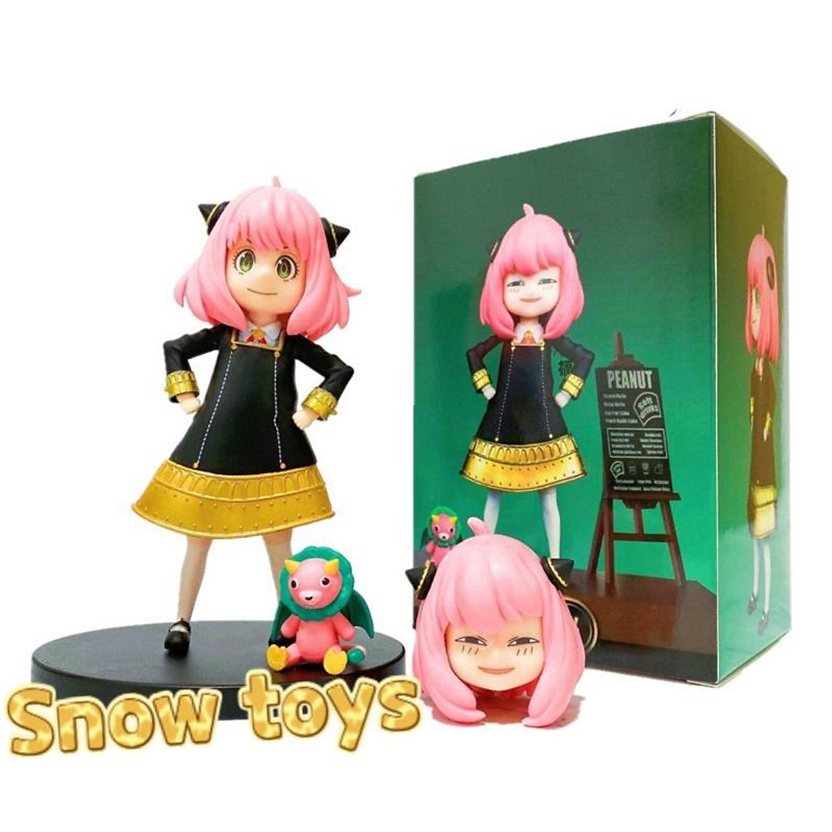 Mô hình giấy Chibi Anya ver 3 Hoảng hốt  Thích thú  Spy x Family   Kit168 Shop mô hình giấy