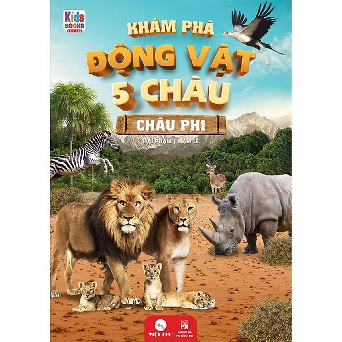 Sách - Khám Phá Động Vật 5 Châu - Châu Phi