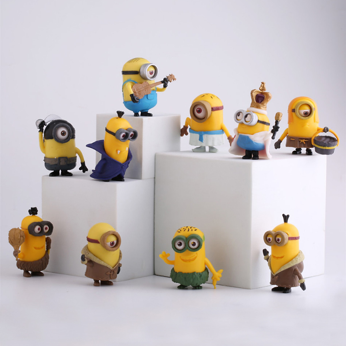 Mua Set 10 đồ chơi Minion Despicable 55cm nhựa có chân đế tặng kèm 10 cá  vàng vui nhộn tại New4all TpHCM