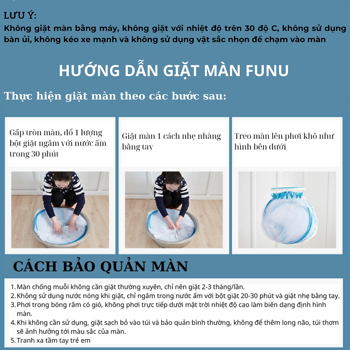 Màn chụp, mùng chụp đỉnh vuông Không chân viền cao cấp Một Cửa - Hàng chính hãng