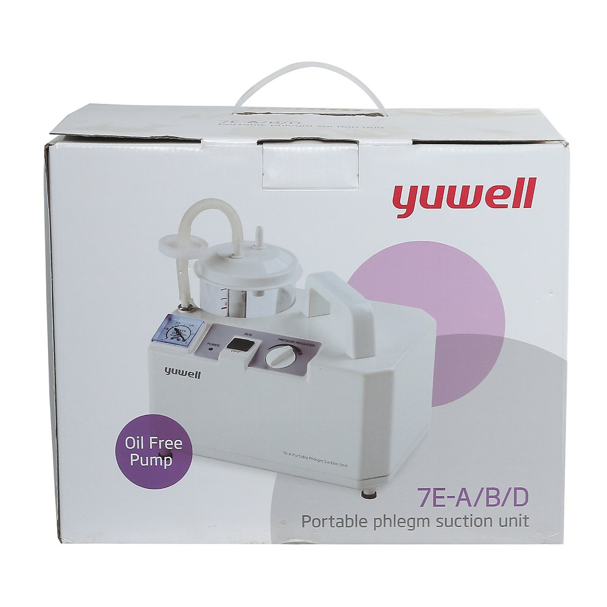 Máy hút dịch 1 bình dành cho người lớn và trẻ em YUWELL 7E-A - Nhập khẩu chính hãng - Bảo hành 2 năm