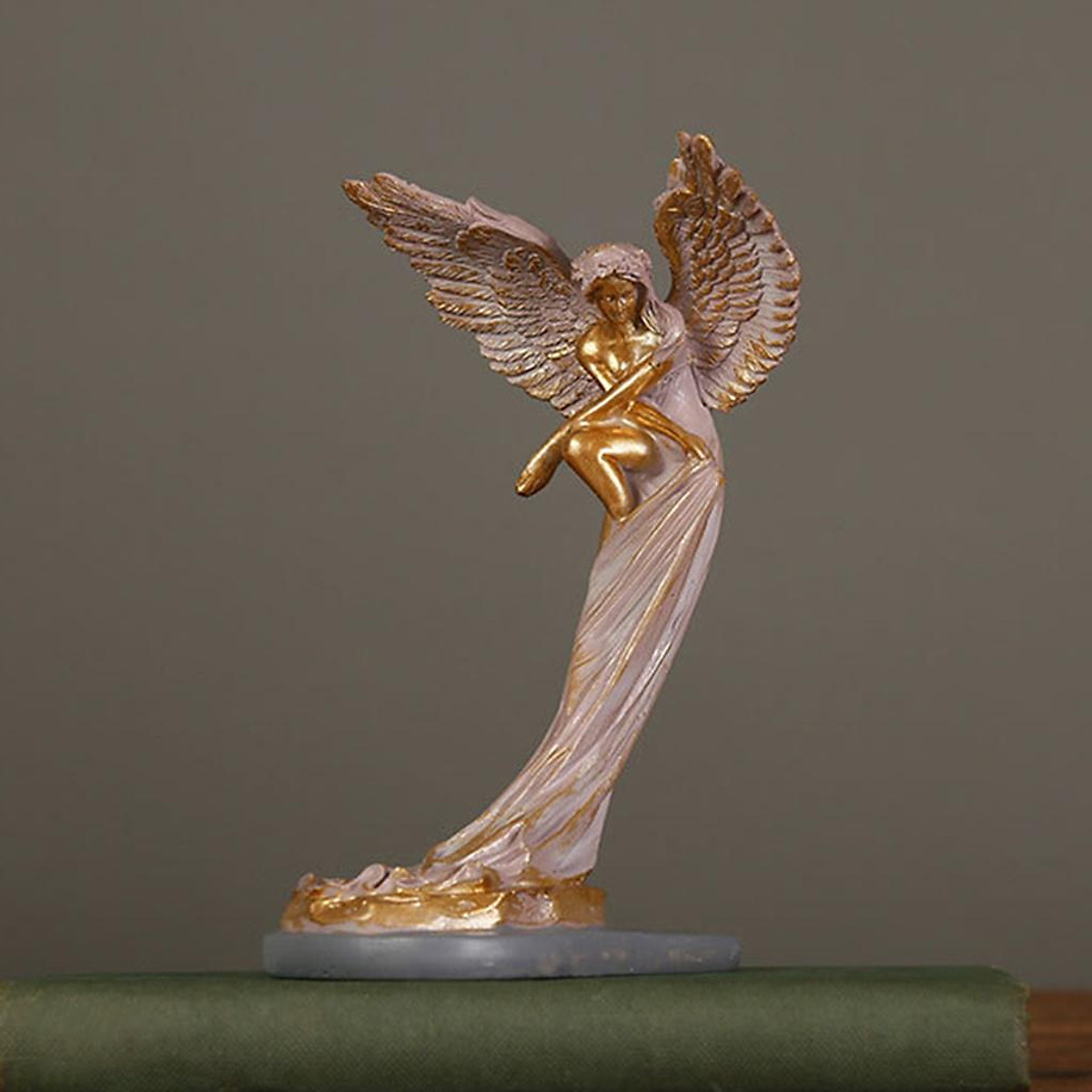 Exquisite Redemption Angel Sculpture, 3D Religious Flying Angel