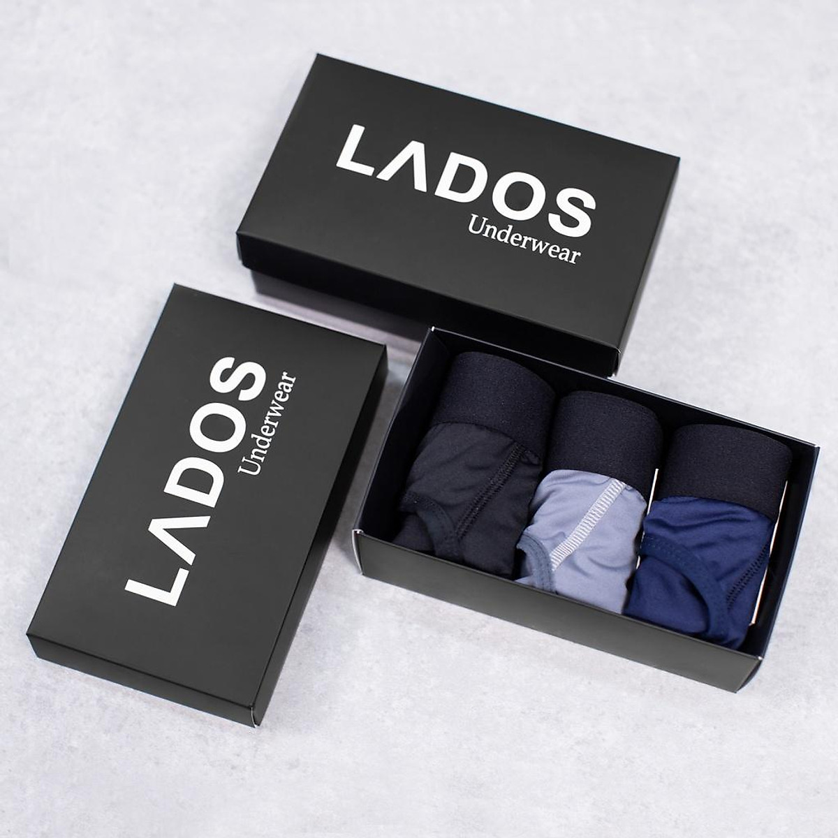 Quần Lót Nam Boxer Thun Lạnh Lados 4116 - Thun lụa co giãn, dai, thoáng mát, thấm hút mồ hôi tốt