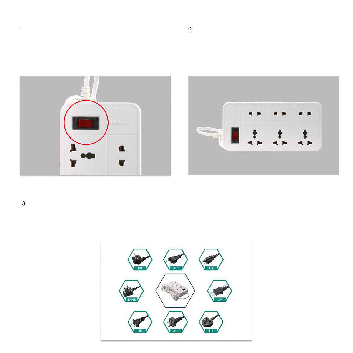 Ổ cắm đa năng OC06.V2 6C/10A