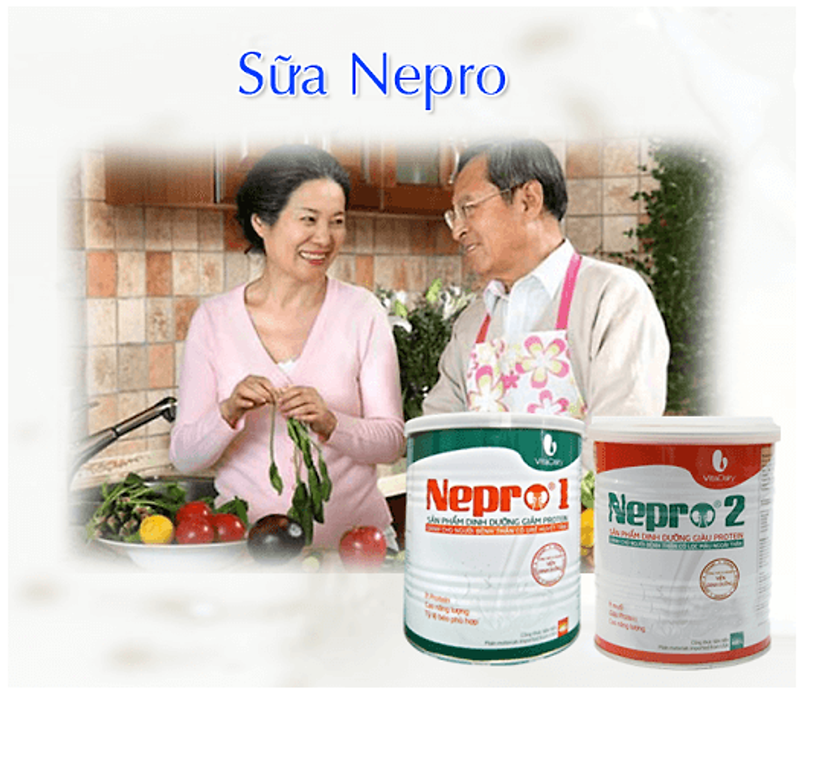 Sữa Bột Nepro 1 (400g) của hãng Vitadairy-Dinh dưỡng hoàn hảo cho người bệnh thận
