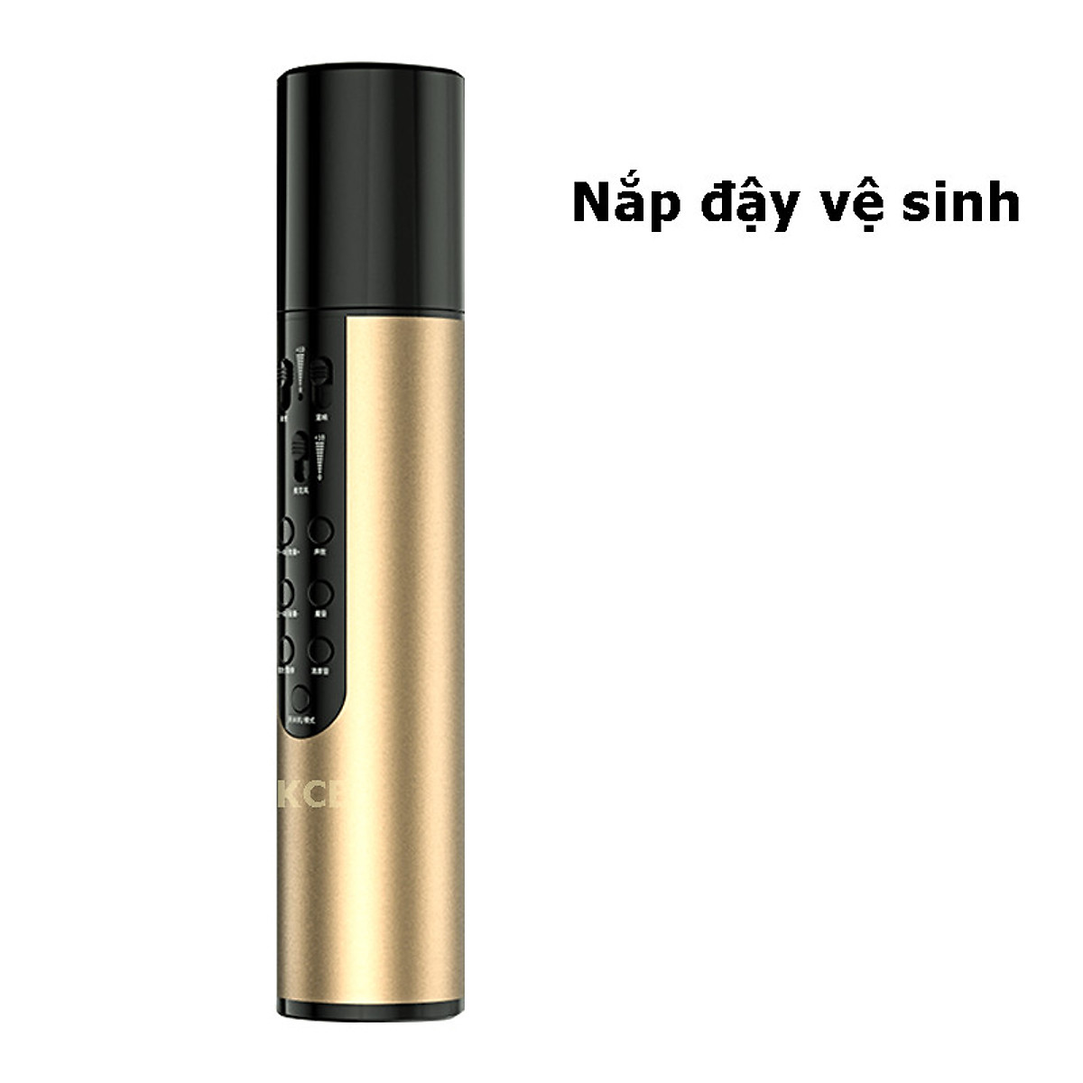 Micro Bluetooth không dây Karaoke hút âm siêu nhẹ cao cấp PKCB cho điện thoại - Hàng Chính Hãng