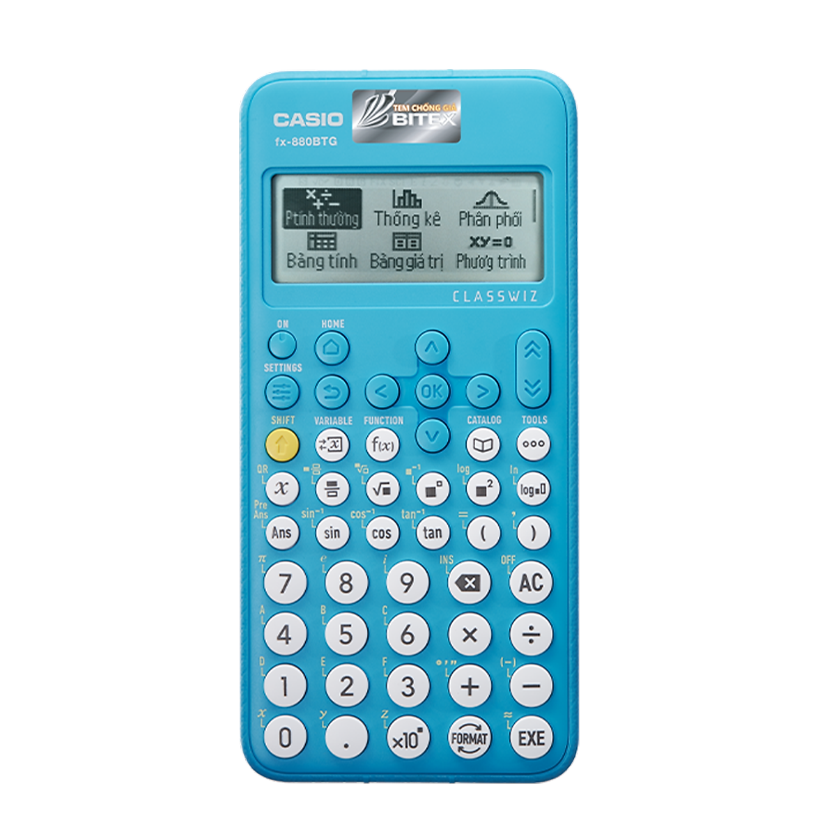 Máy Tính CASIO FX-880BTG - Màu Xanh Biển