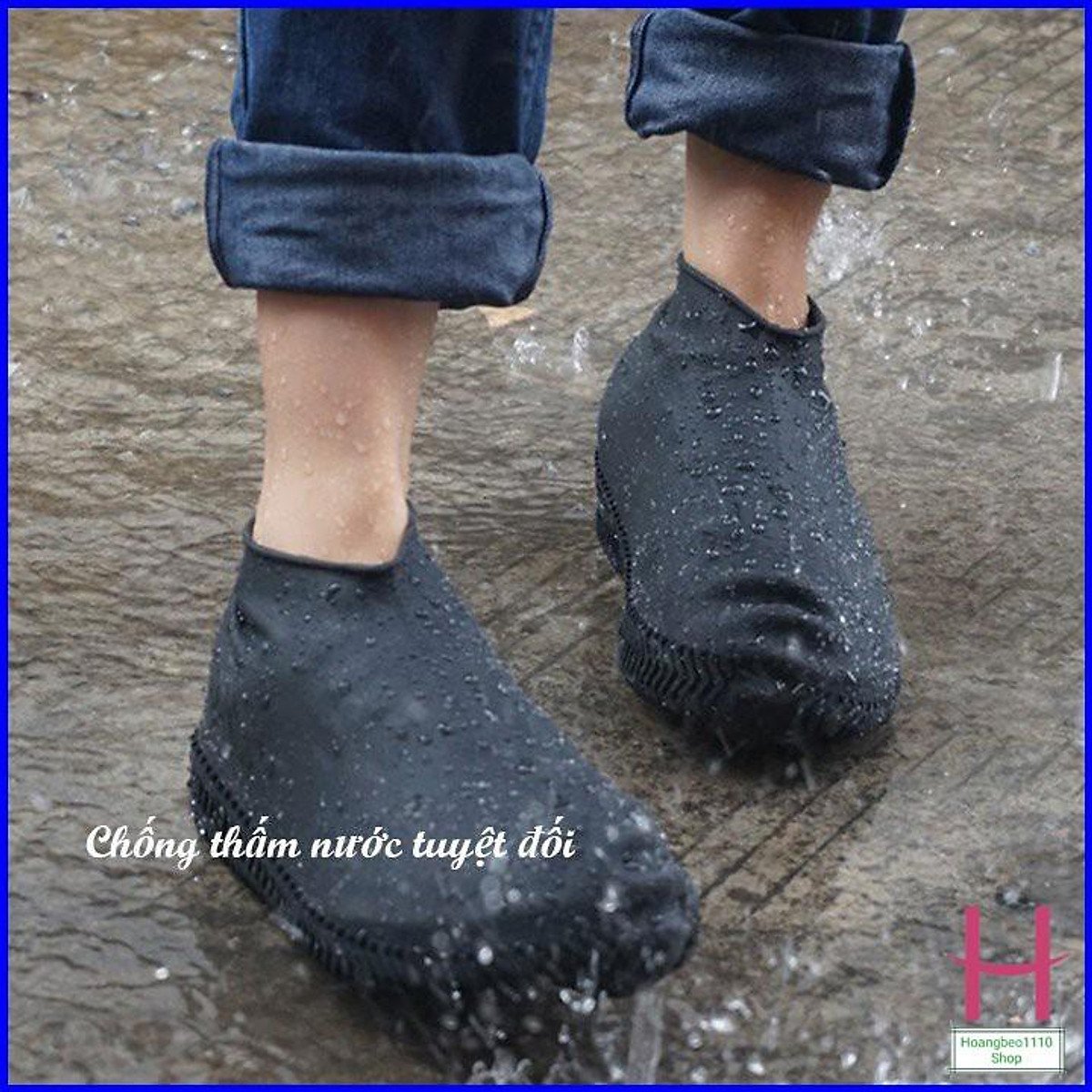 Bao Giày Đi Mưa Cao su chống thấm – siêu dai, bền { H }