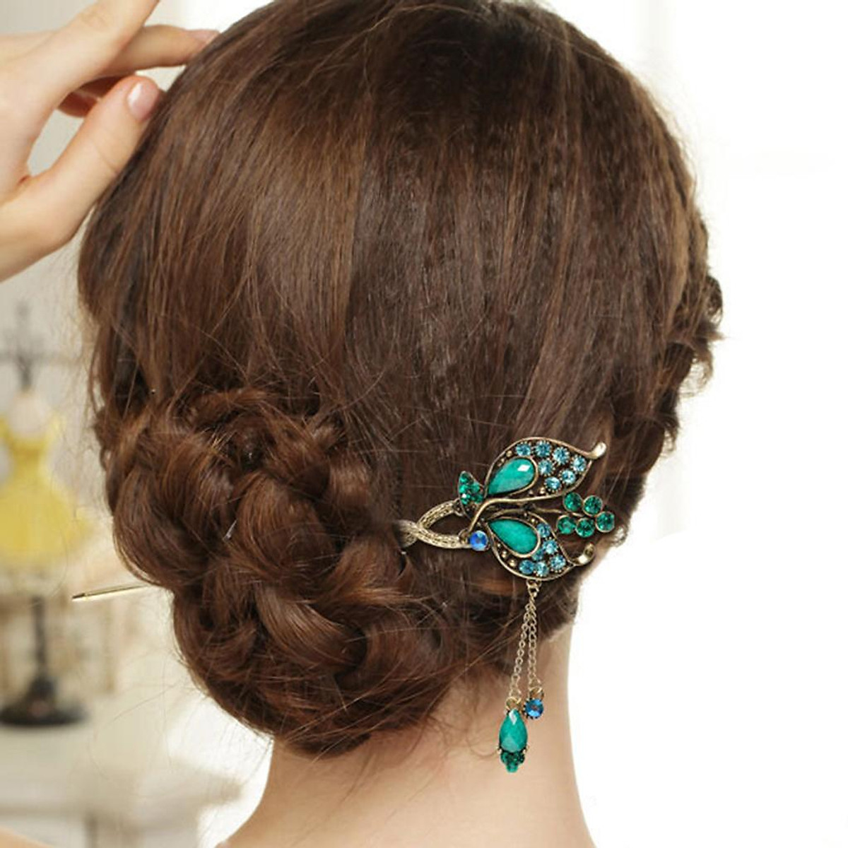Elegant Girls Elastic Fashion Flower Beads Pearls Hair Decoration Hair Rope  | eBay