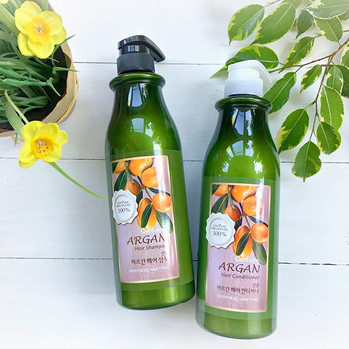 Dầu gội đầu Confume Argan Oil Hair tinh chất thảo dược Hàn Quốc 750ml + Móc khóa Dầu gội đầu Confume Argan Oil Hair tinh chất thảo dược Hàn Quốc 750ml + Móc khóa