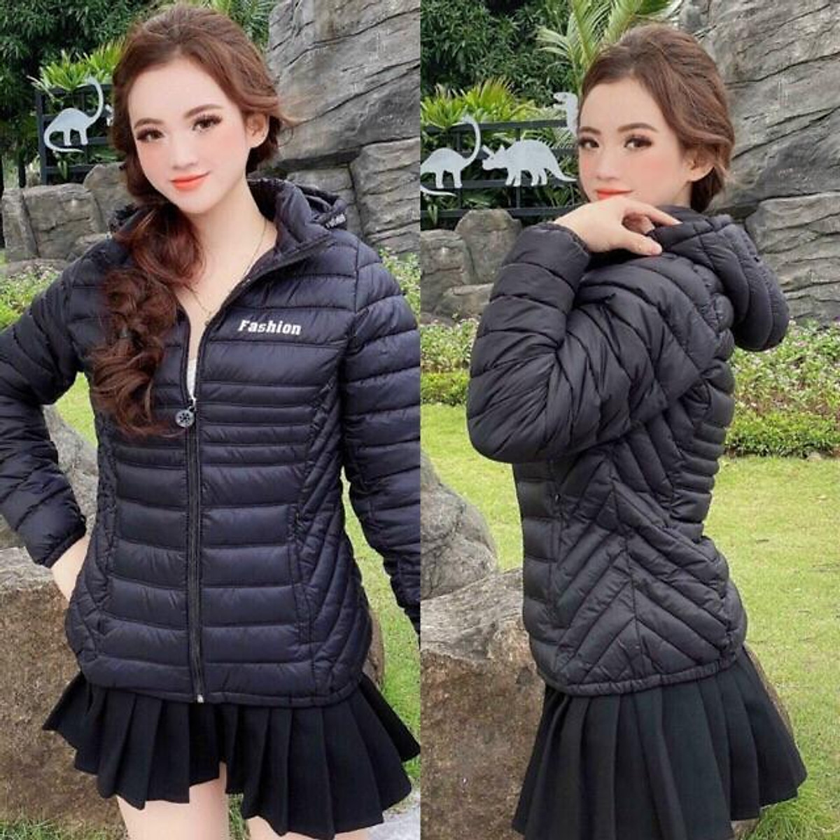 Áo Phao Nữ Siêu Nhẹ Loại 1 Hàng Chính Hãng - Áo Khoác Phao Nữ