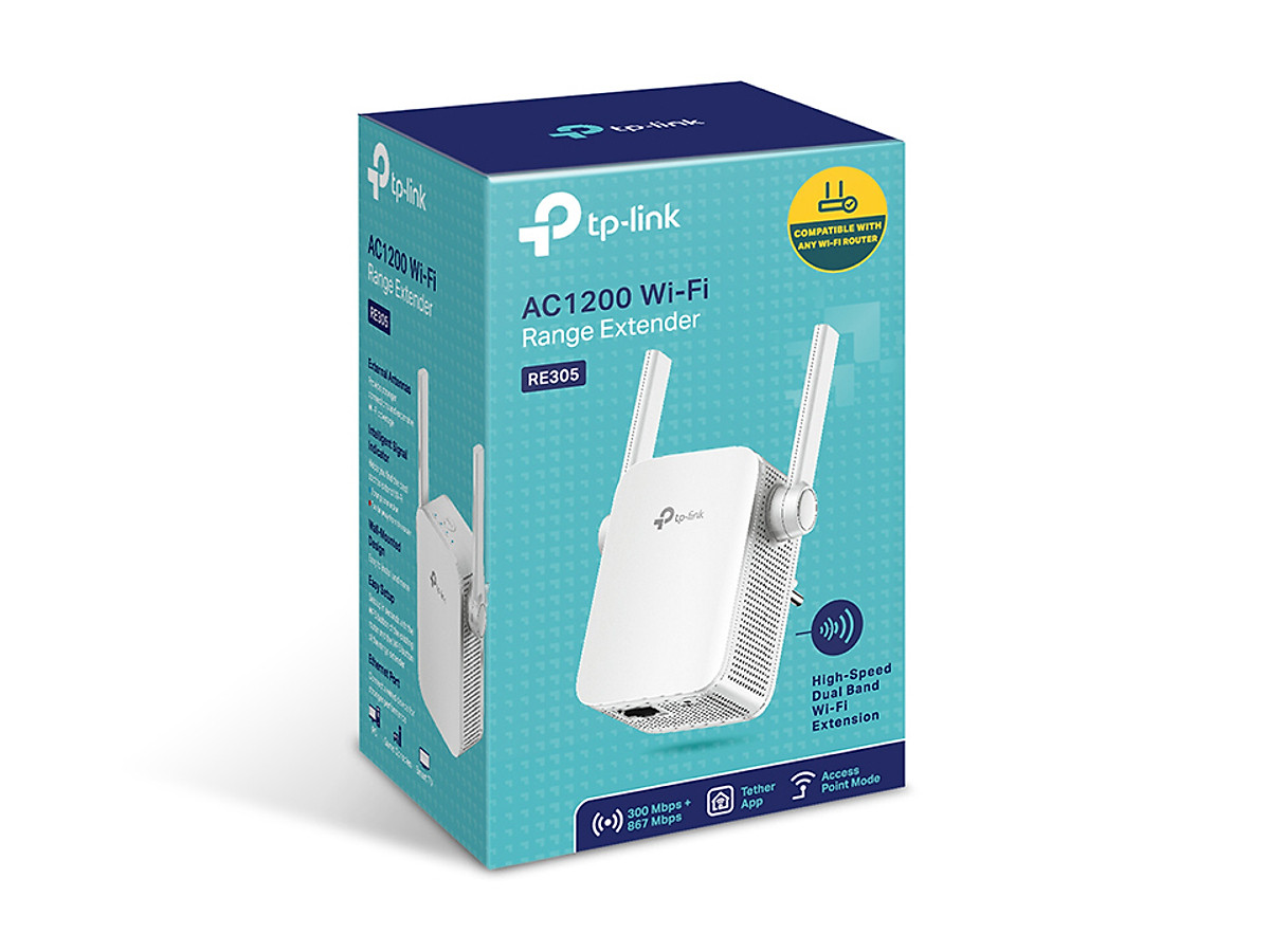 Bộ mở rộng sóng Wi-Fi TP-Link RE305 (Trắng) - Hàng chính hãng