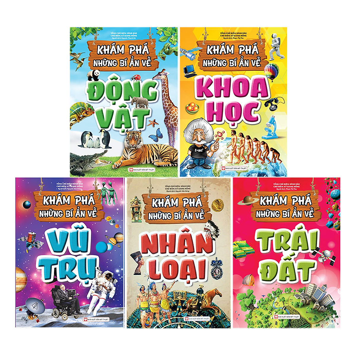 Combo Khám Phá Về Những Bí Ẩn Về Đông Vật + Khoa Học + Trái Đất + Vũ Trụ +Nhân Loại