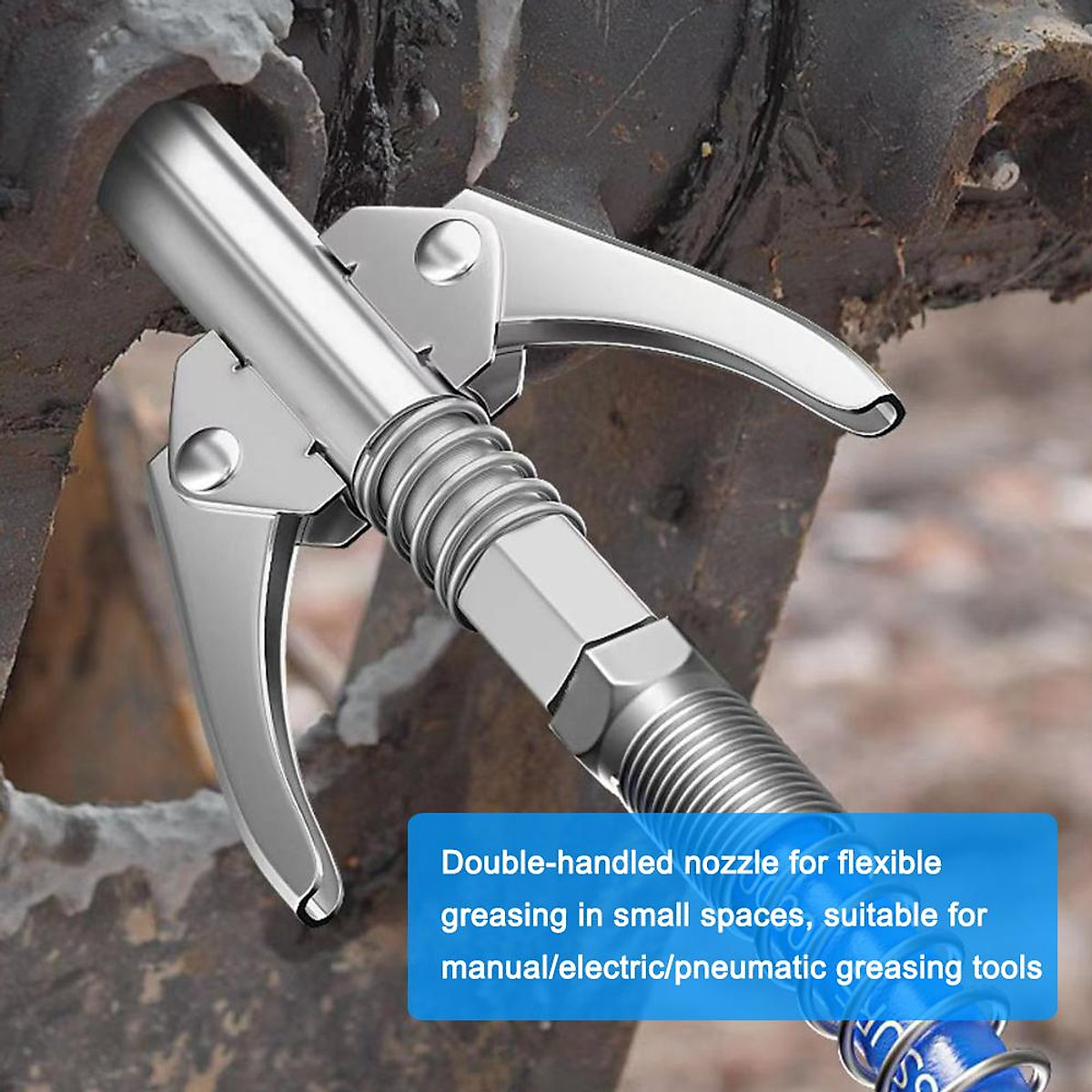 Stainless Steel Greased Bolt Highpressure Grease Nozzle Extended