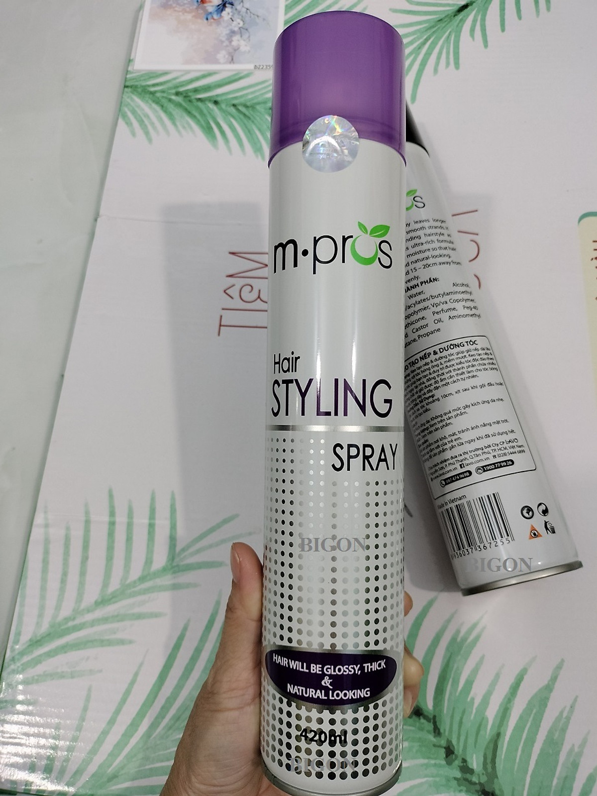 Keo Xịt Tóc Tạo Nếp Và Giữ Nếp Tóc Mềm MPROS 420ml Tạo Kiểu Tóc #26 Keo Xịt Tóc Tạo Nếp Và Giữ Nếp Tóc Mềm MPROS 420ml Tạo Kiểu Tóc