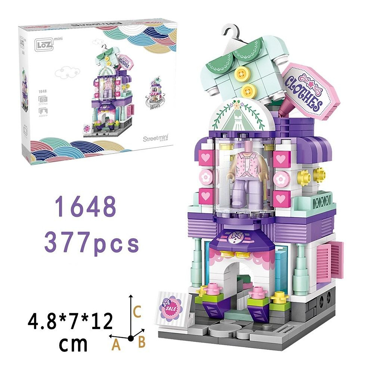 Đồ chơi lắp ráp building blocks mô hình cửa hàng tiện lợi- hair salon-photo studio- bakery-clothing store Đồ chơi lắp ráp building blocks mô hình cửa hàng tiện lợi- hair salon-photo studio- bakery-clothing store