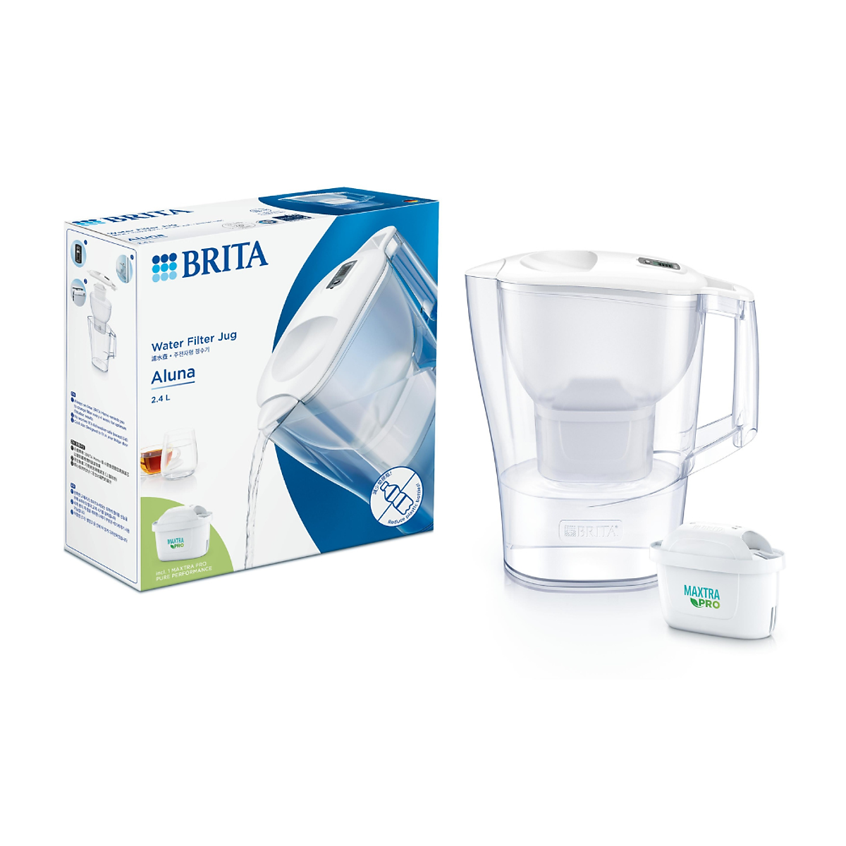 Bình Lọc Nước BRITA Aluna XL White - 3.5L (Kèm Maxtra Pro)