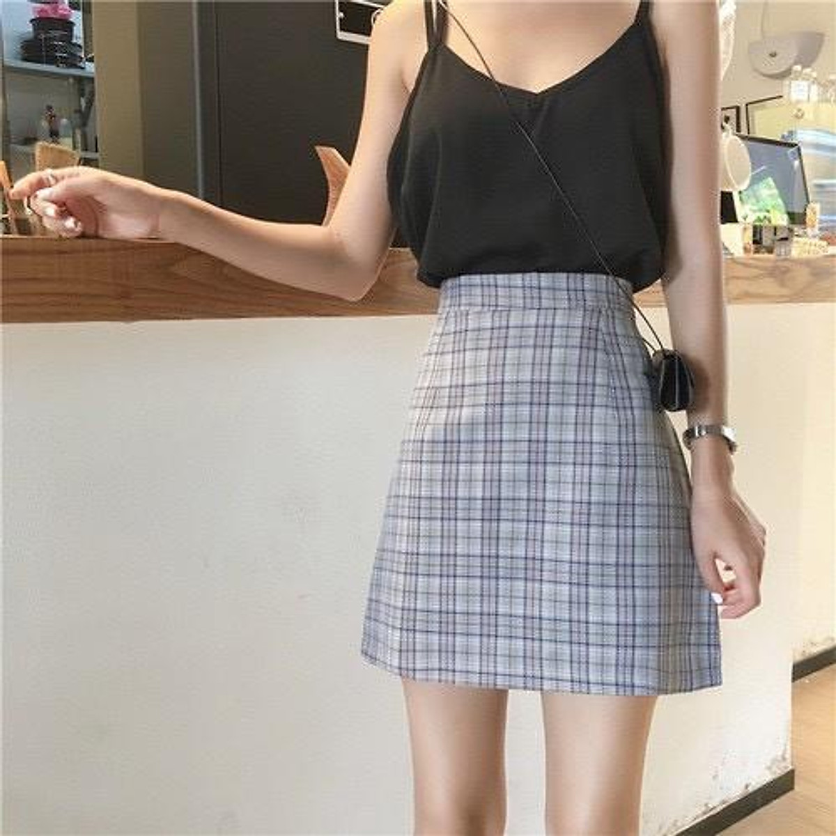 Chân Váy Caro Mặc Với Áo Gì 9 Cách Phối Hot Nhất Hiện Nay