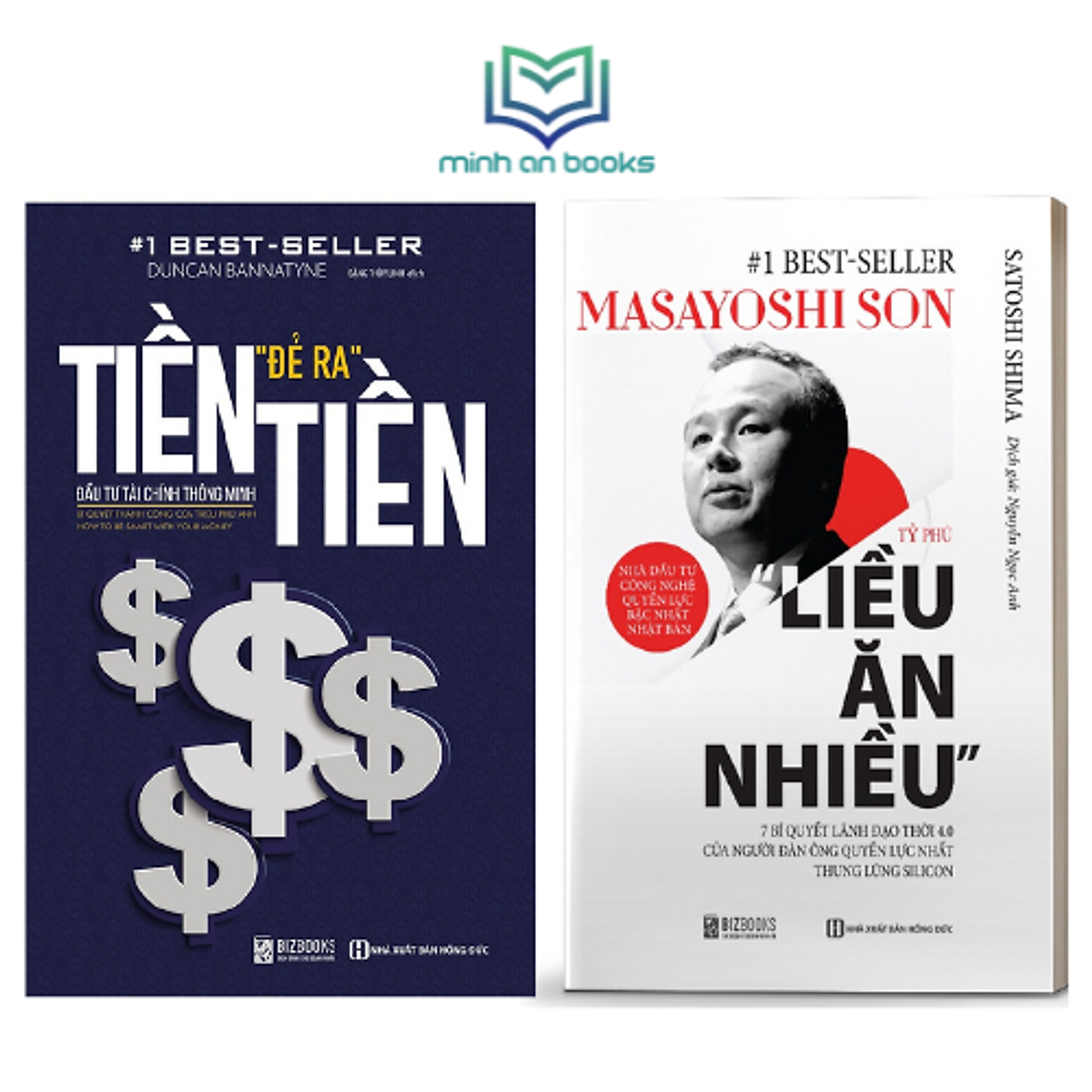 BIZBOOKS - Combo 2 Cuốn Sách Bán Chạy Nhất: Tiền Đẻ Ra Tiền: Đầu Tư Tài Chính Thông Minh + Tỷ Phú Liều Ăn Nhiều - MinhAnBooks