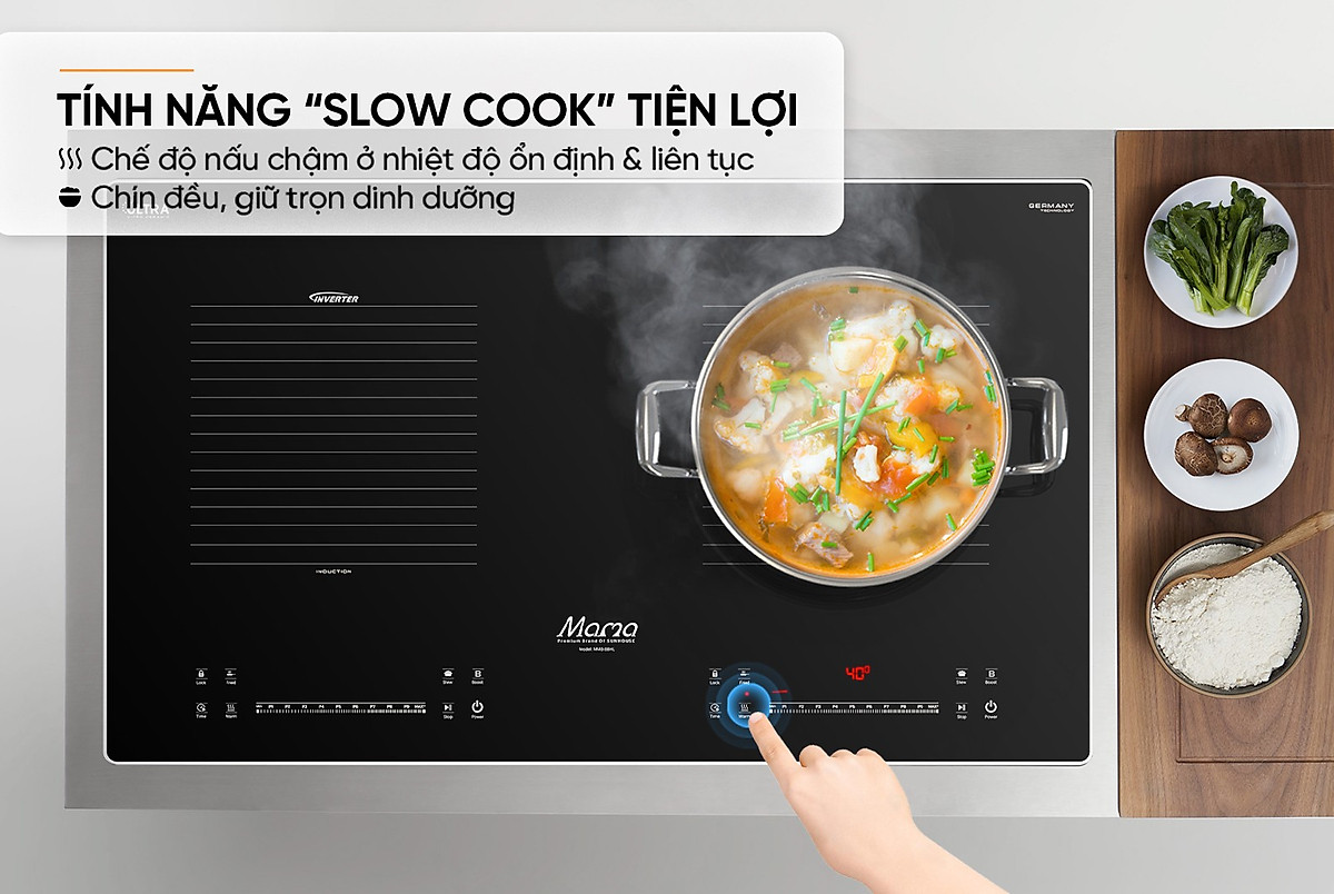 BẾP ĐÔI ĐIỆN TỪ SUNHOUSE MAMA MMB-88HL - Hàng chính hãng