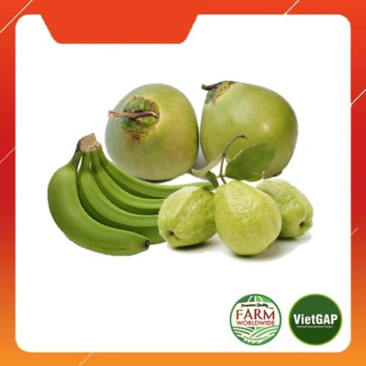 Chỉ giao HCM] Combo Trái Cây 2 (1 nải Chuối + 2 quả Dừa + 2kg