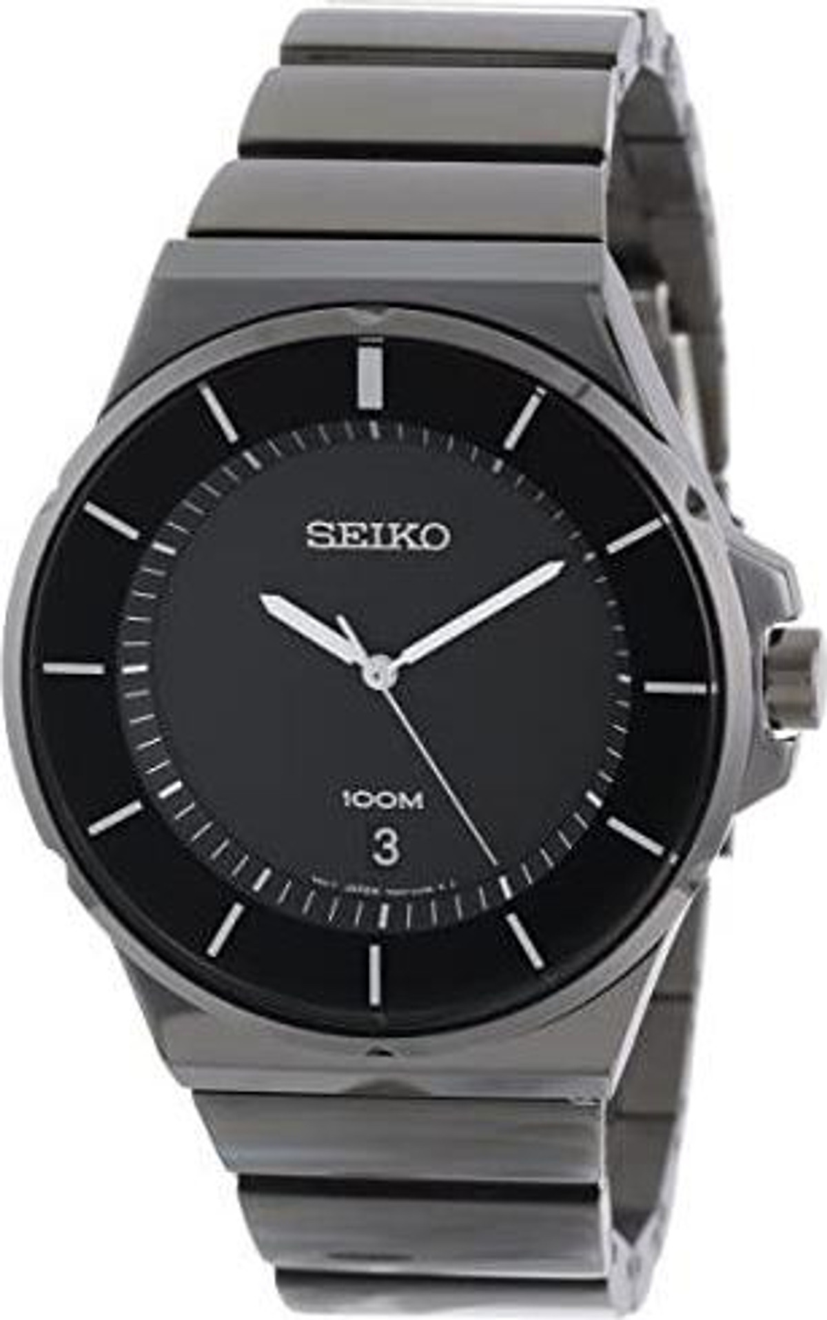 Mua Seiko Men's SGEG21 New Collection Classic Black Ion Finish Watch tại  Global Ecom