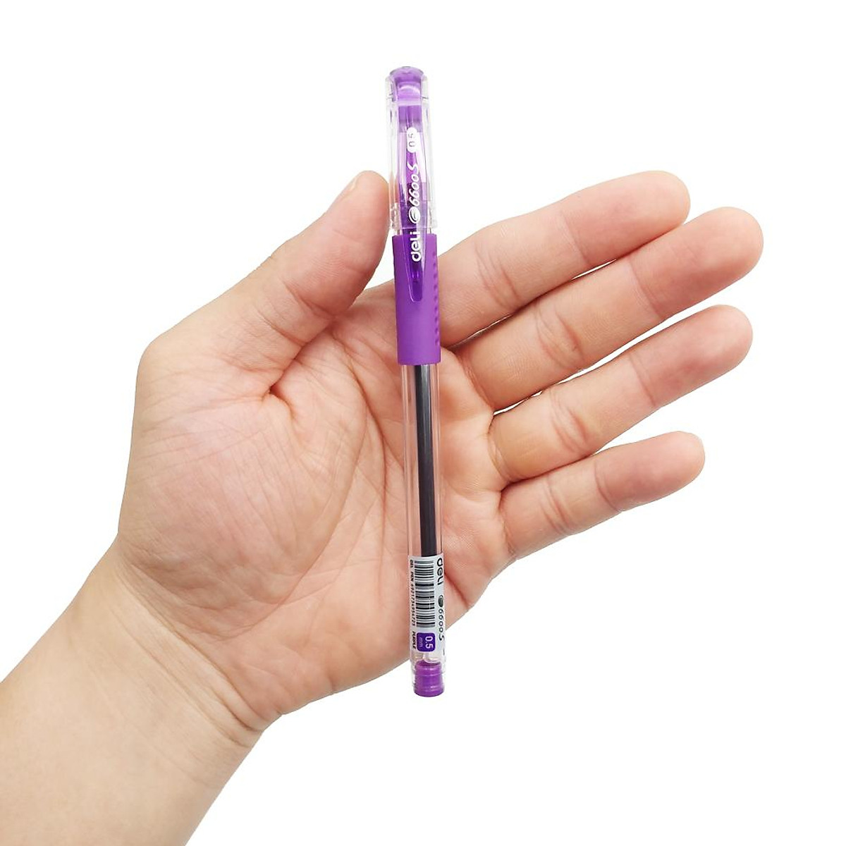 Bút Gel 0.5 mm - Deli C6600S-TI - Mực Tím