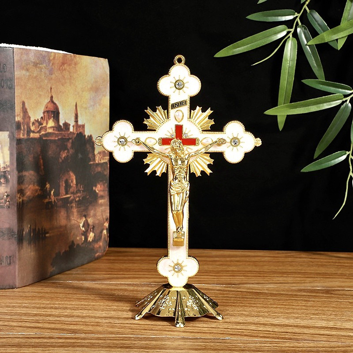 THÁNH GIÁ CHÚA JESUS - GIÊSU CÔNG GIÁO CAO 30cm ĐỂ BÀN , XE HƠI ...