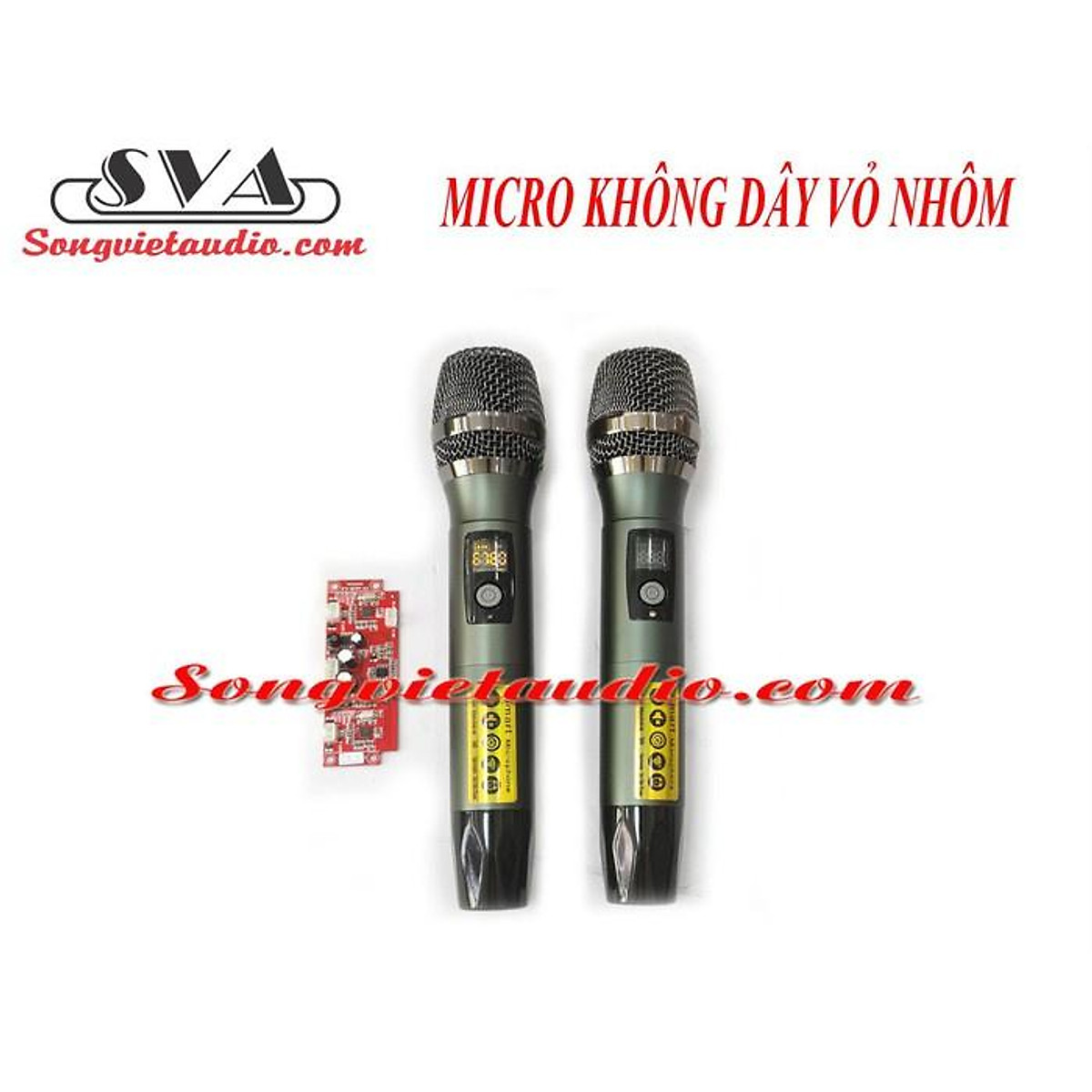 MICRO KHÔNG DÂY LOA KÉO UGX xám - CẶP - Microphone Di Động