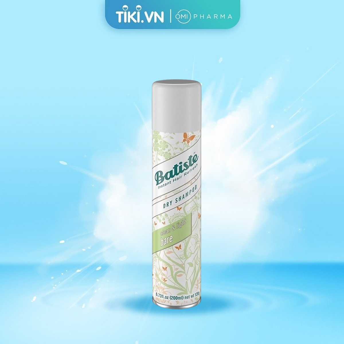 Dầu Gội Khô Batiste Hương Hoa Thiên Nhiên Dịu Nhẹ Batiste Dry Shampoo