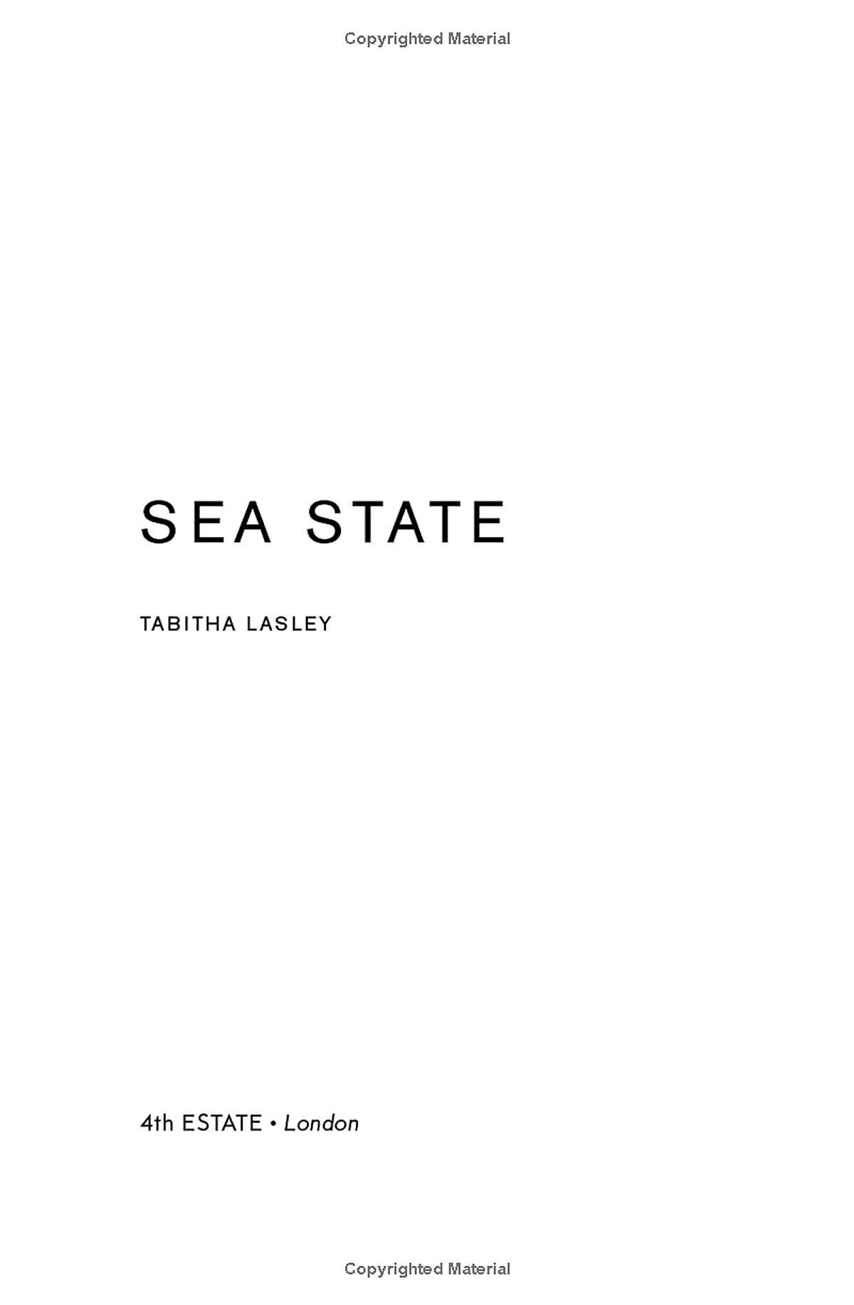 Sea State: A Memoir