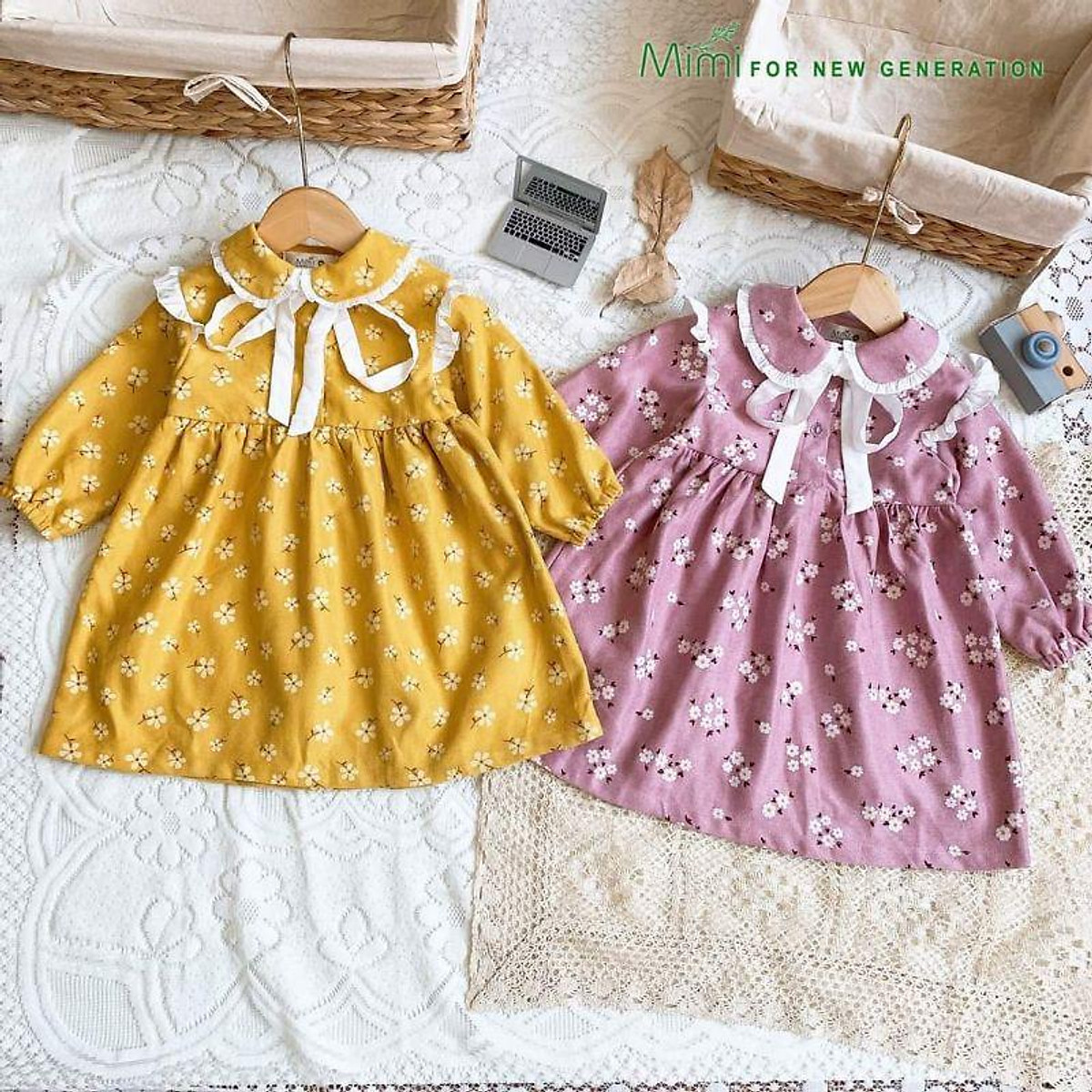 Sale váy nhung tăm hoa nhí  Shopee Việt Nam