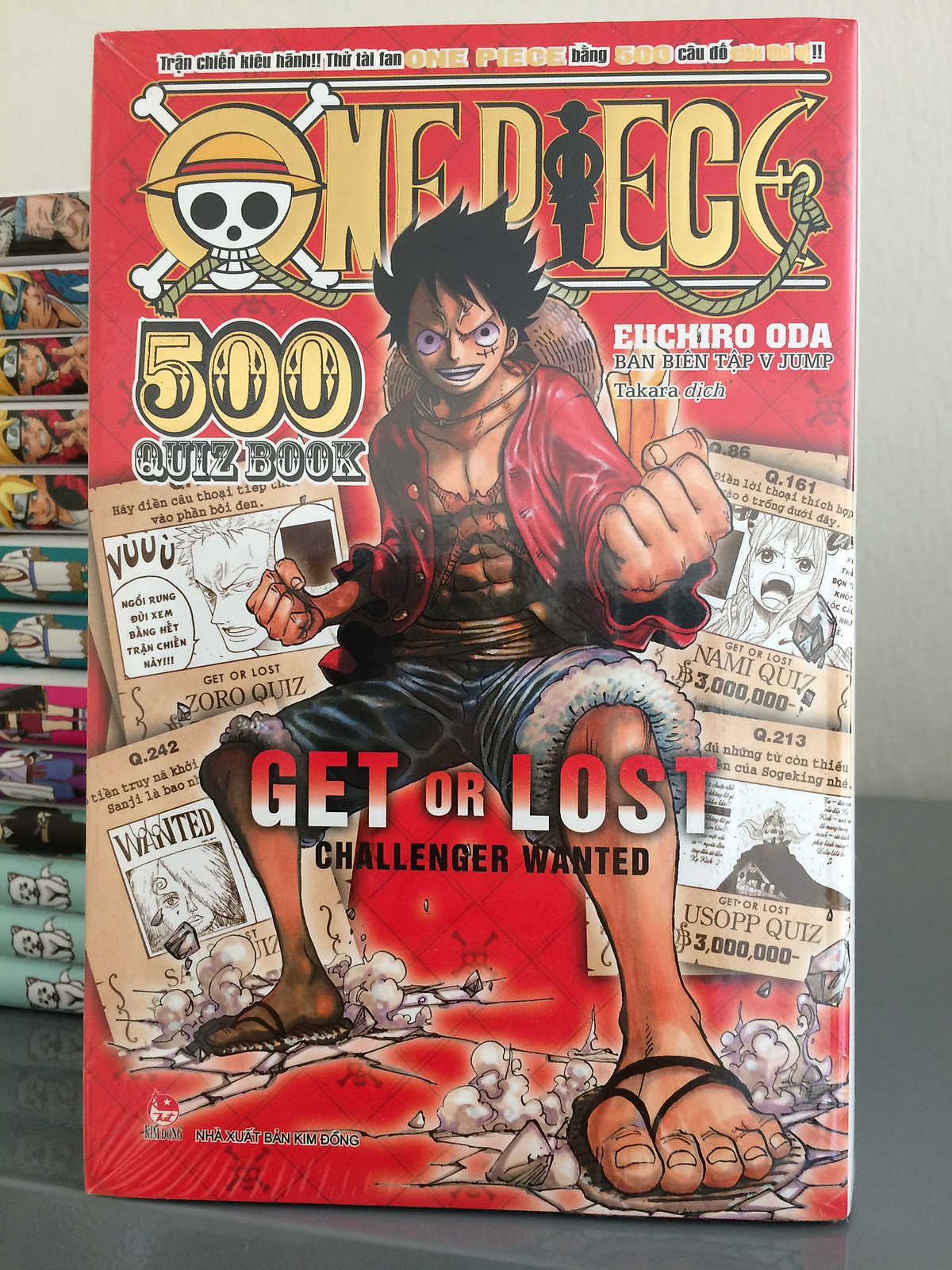 Mua One Piece 500 Quiz Book Tập 1 2 Tặng Kem 01 Standee Pvc Luffy