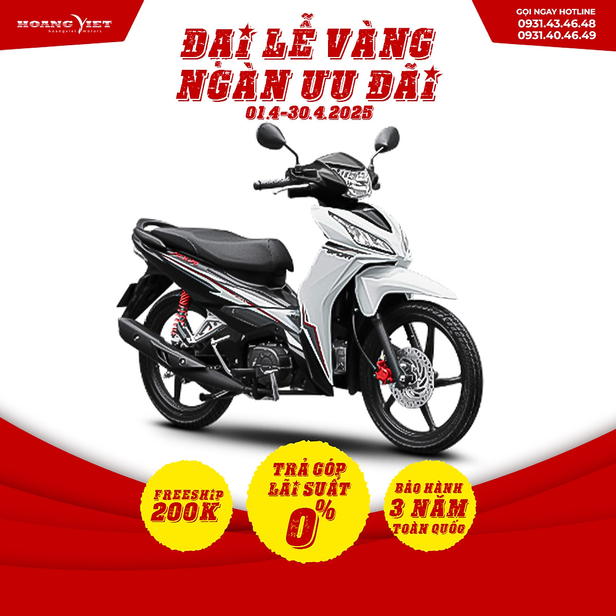 Xe máy Honda Wave RSX 2024- Phiên bản Thể Thao