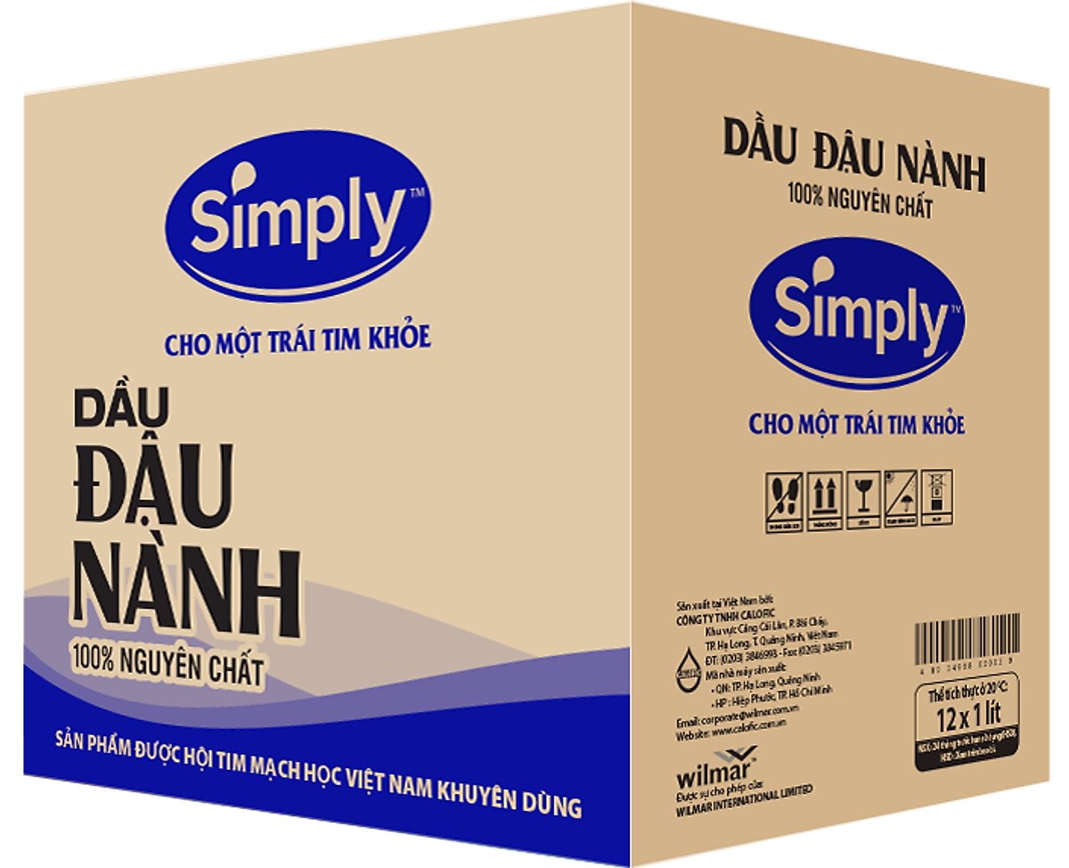 Dầu Đậu Nành Simply 1L/2L/5L