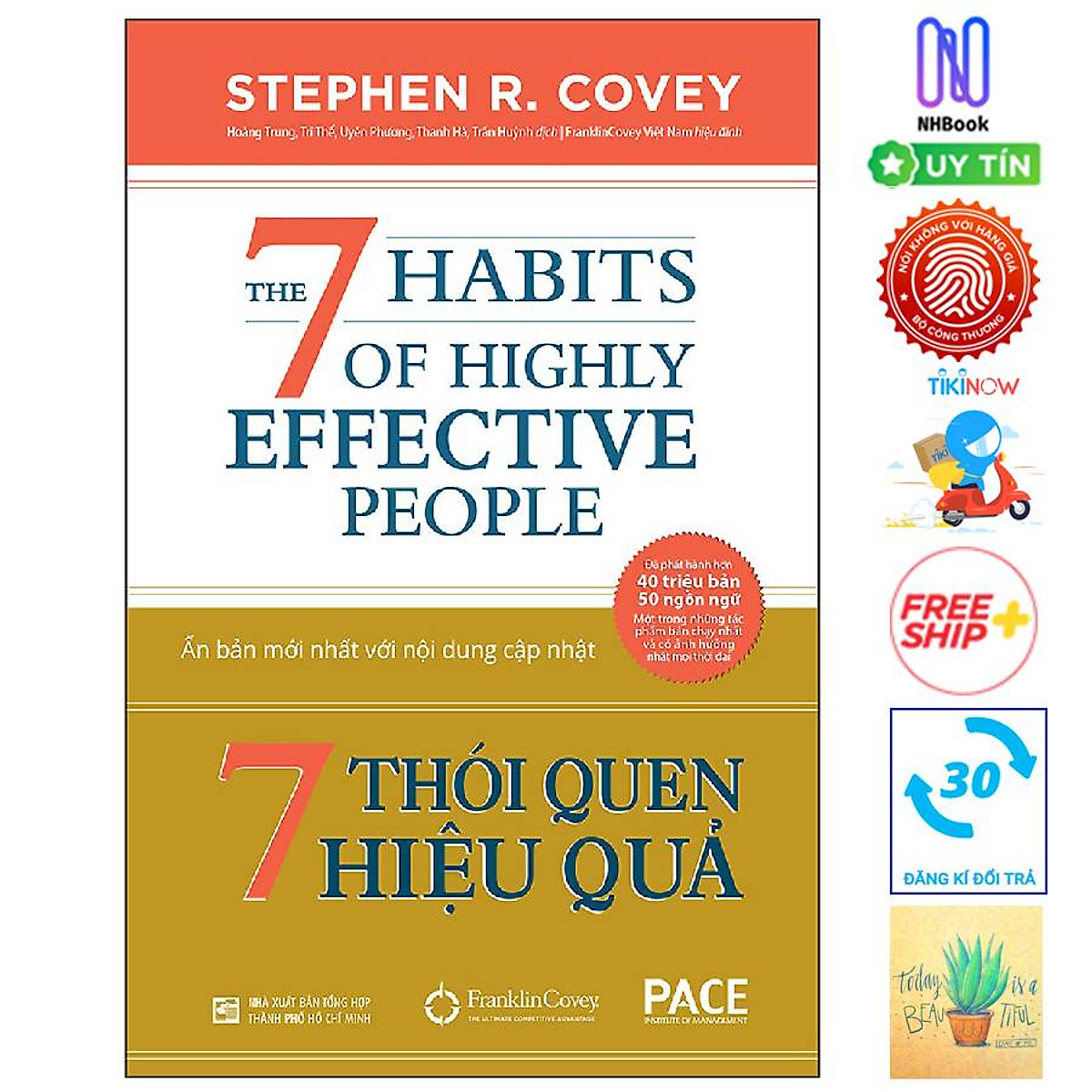 Sách 7 Thói Quen Hiệu Quả (The 7 Habits Of Highly Effective People)- Tặng sổ tay