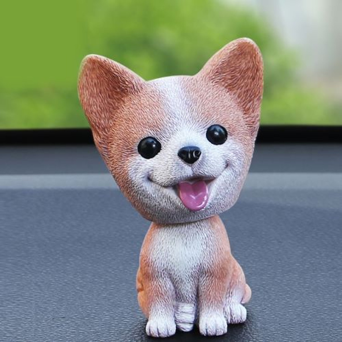 TƯỢNG TRANG TRÍ TAPLO HÌNH CHÓ SHIBA LẮC LƯ CỰC KỲ ĐÁNG YÊU