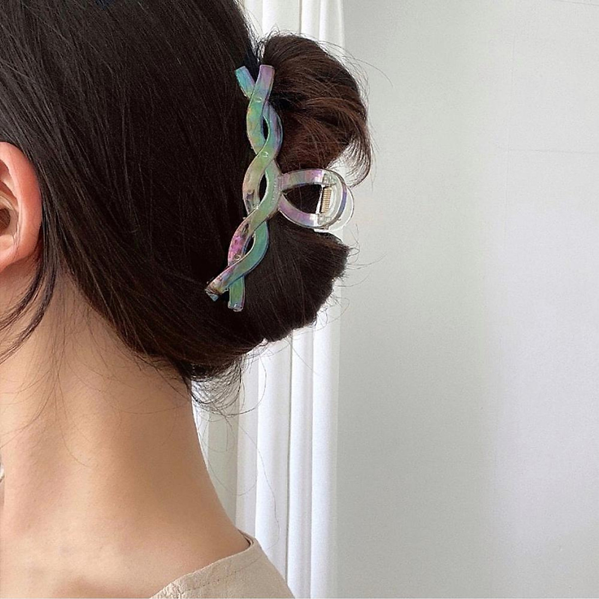 Mua Hair Claw Clips Hair Easy Pulling Up Multiple Shapes Colorful Non-slip Hair Ornaments - 4#Rectangle tại New Area Mua Hair Claw Clips Hair Easy Pulling Up Multiple Shapes Colorful Non-slip Hair Ornaments - 4#Rectangle tại New Area