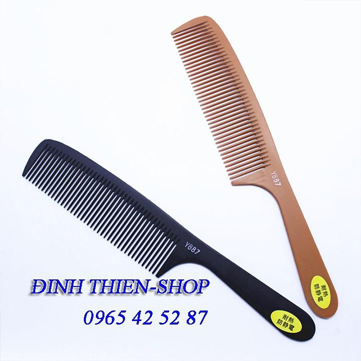 Bộ lược cắt tóc nam bản cứng 5 cây  shopkeonhatcom