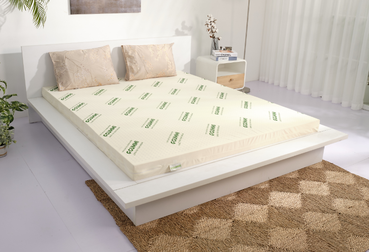 Nệm cao su 100% tự nhiên cao cấp Gummi Standard 2.0 10cm tại Vua Nệm - Nâng đỡ vượt trội, thoáng kí tối ưu