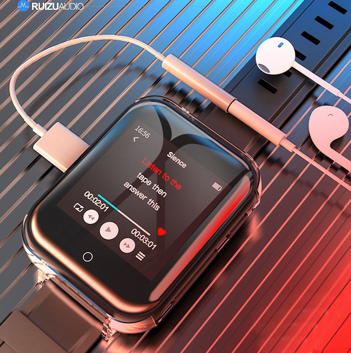 Máy Nghe Nhạc Smart Watch MP3 Màn Hình Cảm Ứng Bluetooth Ruizu M8 Bộ