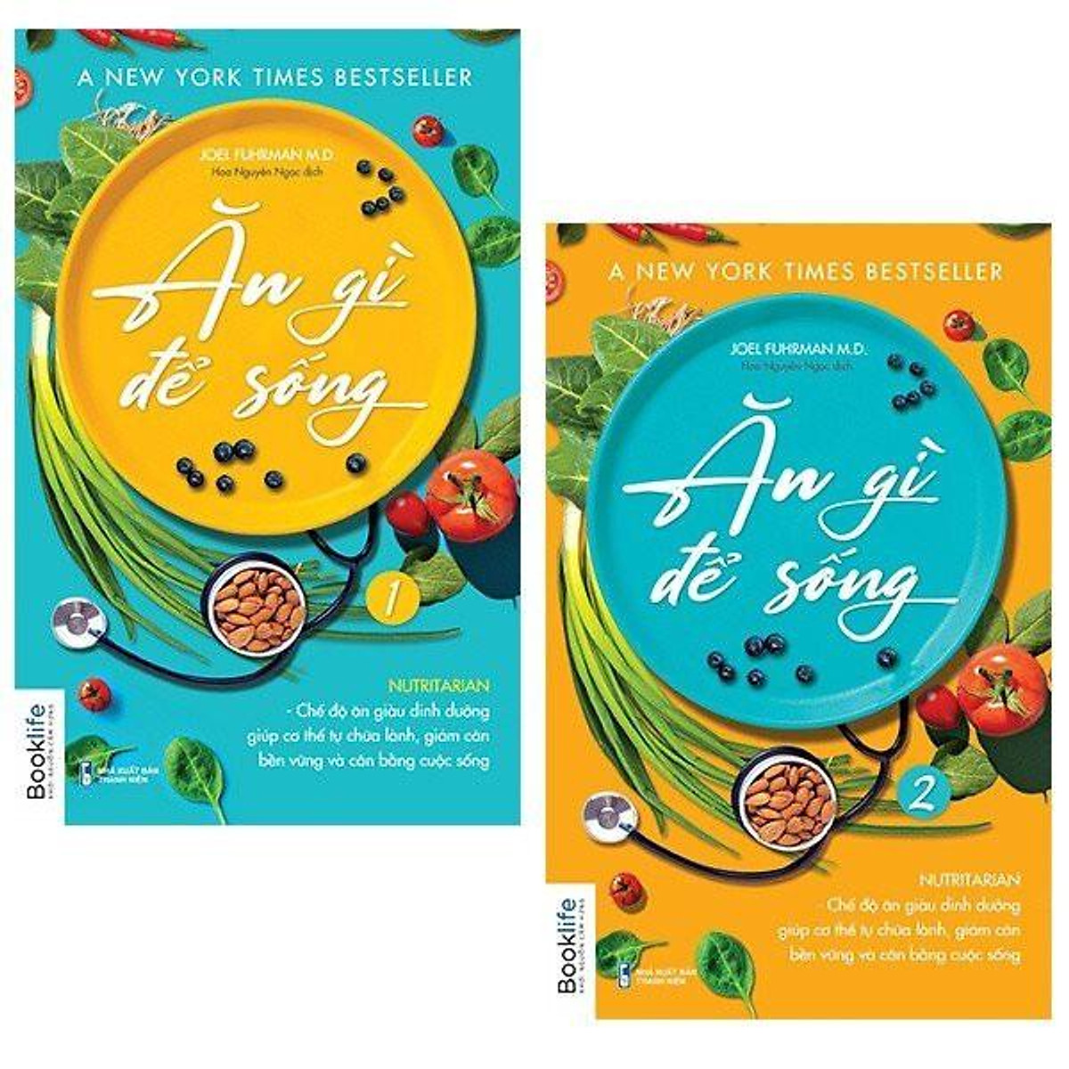 Sách - Bộ Sách Ăn Gì Để Sống (Bộ 2 Tập) - Booklife