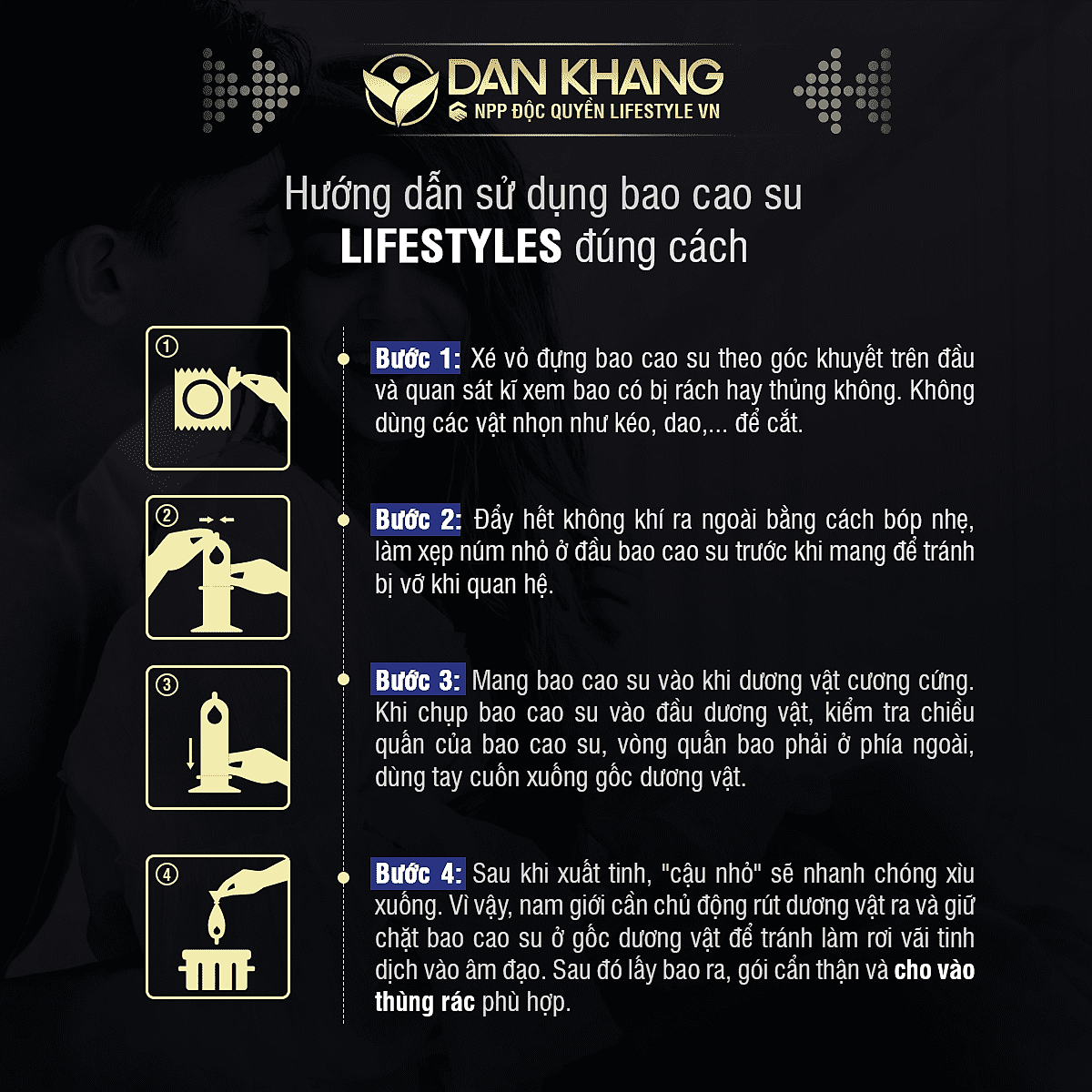 Bao cao su LifeStyles Fantasy làm từ cao su thiên nhiên có gân ngang cao cấp ( 12 Bao / Hộp ) - Xuất xứ Úc ( Hàng Chính Hãng )