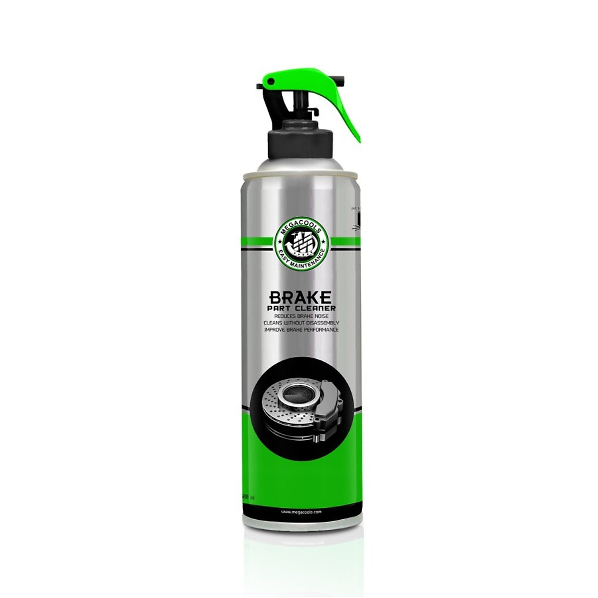 Vệ sinh sạch thắng đĩa MEGACOOLS BRAKE PART CLEANER 500ML - làm sạch bụi bẩn, chống kêu rít phanh đĩa