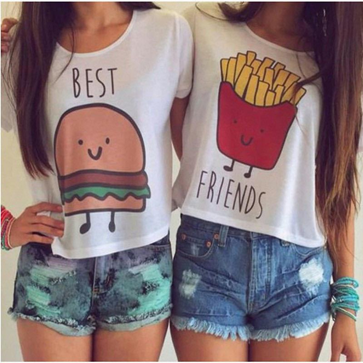 Áo Đôi - Áo Cặp Best Friend - 100% Cotton