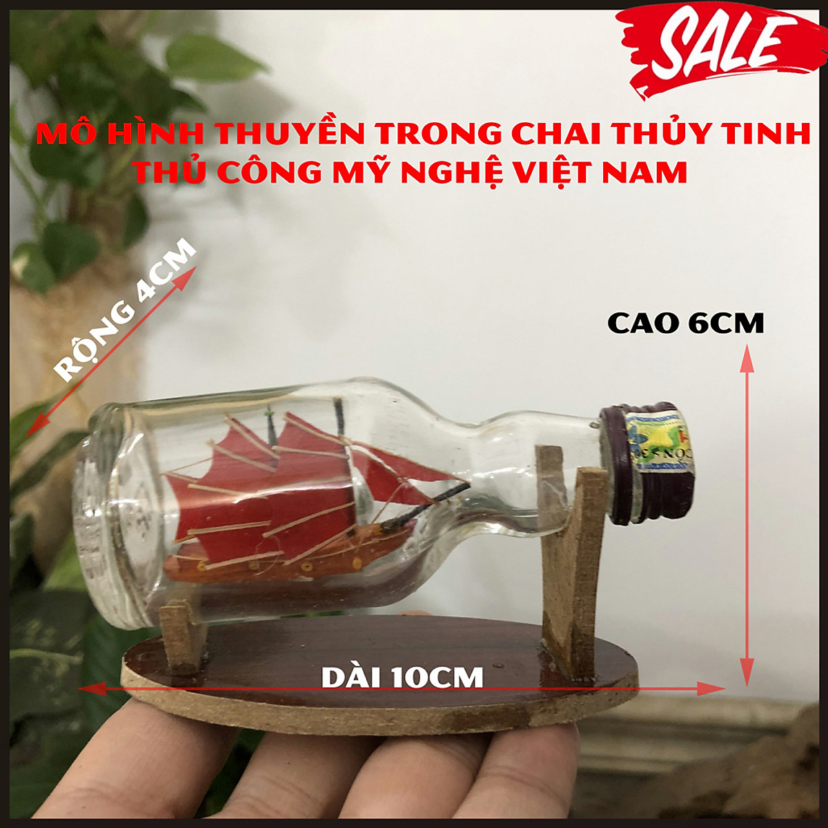 Mô Hình Thuyền Gỗ Trong Chai Thủy Tinh Hennessy Lớn Dài 20cm Chai Original Gỗ trúc Shopee Việt Nam #18 Mô Hình Thuyền Gỗ Trong Chai Thủy Tinh Hennessy Lớn Dài 20cm Chai Original Gỗ trúc Shopee Việt Nam