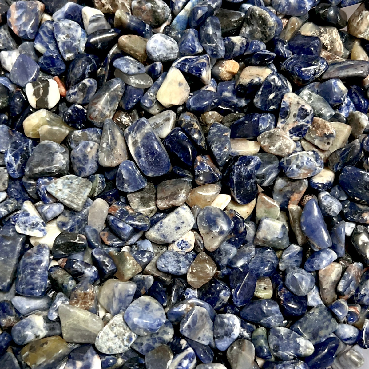 100g Vụn đá Sodalite - Viên đá hoàng gia tự nhiên